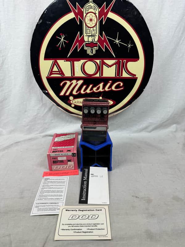 DOD FX70 Metal X Distortion Pedal with Box image 1