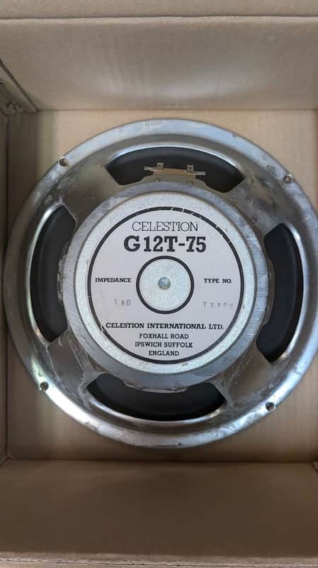 Quad of Celestion T3760 G12T-75 12" 75-Watt 16 Ohm Replacement Speaker 2010s - Silver image 1