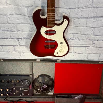 Silvertone 1457 Electric w/Case Amp (1960s) image 13