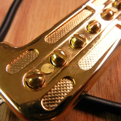 DeArmond Super Rhythm Chief reissue archtop guitar pickup gold image 4