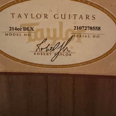 Taylor 214ce DLX 2018 w/ Hardcase image 11