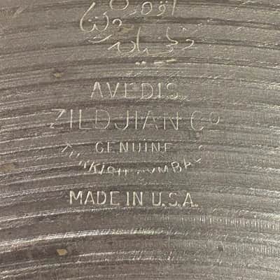 Zildjian A Thin Stamp 15 in. 70s Hi Hat Bottom Cymbal 1561g image 2