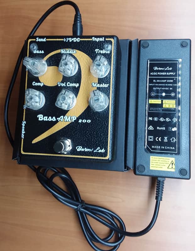 Baroni-Lab Mini 200 Watt Bass Amp 2020 - Blk image 1