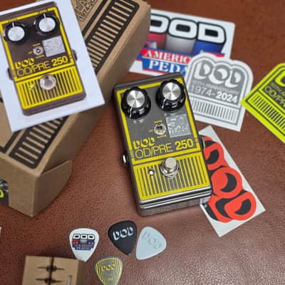 DOD 50th Anniversary Overdrive Preamp 250 2024 - Grey / Yellow image 2