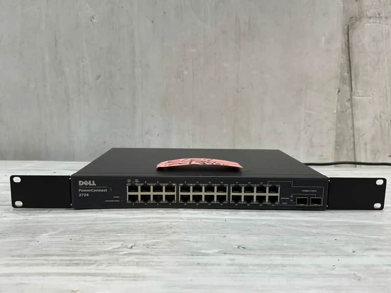 Dell Power Connect 2724 24-Port Managed Ethernet Switch #6169 (One) image 1