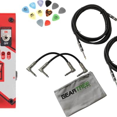 Digitech DROP Compact Polyphonic Drop Tune Pitch-Shifter w/ Power Supply, 4 Cables, Pick Pack, and Polish Cloth image 1