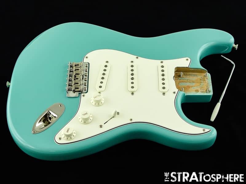 LOADED USA Fender ERIC JOHNSON Strat BODY Nitro Finish Tropical Turquoise image 1