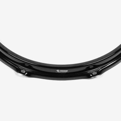 S-HOOP - SH138BLKP - 13" 8 Hole BLACK PC/Steel S-Hoop (Replaces SH138BLK) image 2