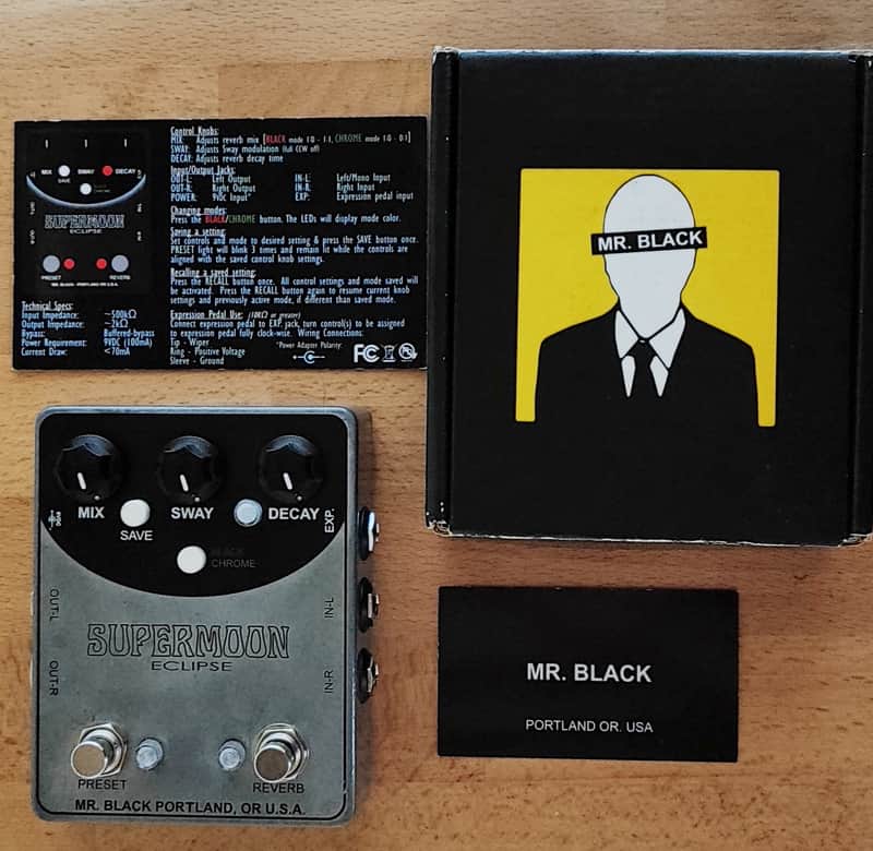 Mr. Black Supermoon Eclipse- Black & Silver image 1