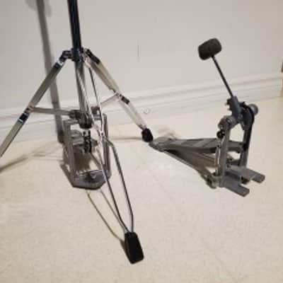 2 Vtg  Pearl Hi Hat & Bass Drum Pedals Combo - Super Clean & Smooth Performers A+ image 5