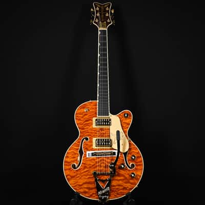 Gretsch Limited Edition Falcon Center Block Jr. w/ Bigsby & Quilted Maple- Roundup Orange 2025 (JT25030792) image 2