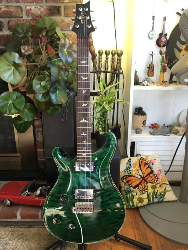 Paul Reed Smith Custom 22 2004 Emerald Green "10" top image 1