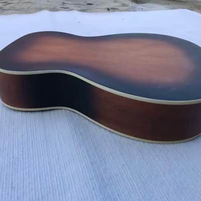 Sunburst Custom Dobro Resonator Guitar, Maple Neck, Rosewood Fingerboard image 7