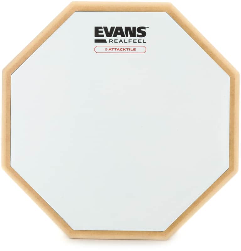 Evans RealFeel Attacktile Mountable Drum Pad - 10 inches (3-pack) Bundle image 1