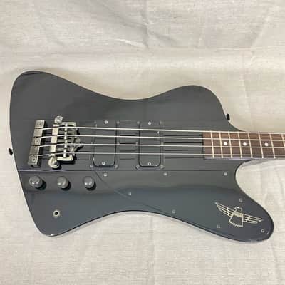 Greco TB-700 1990 Black BK Thunderbird IV Electric Bass Fujigen MIJ w/ Gator Bag image 12