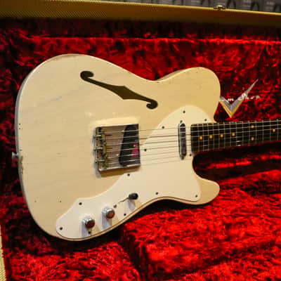 Fender Custom Shop '50s Limited Edition Telecaster Relic Thinline with Rosewood neck image 2