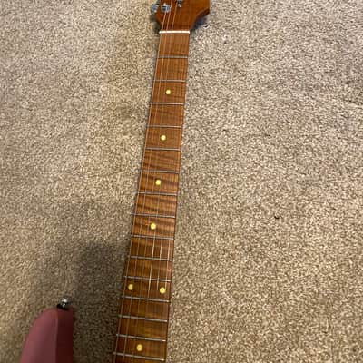 Harley Benton Fusion-III SSH Pink flame roasted neck image 2