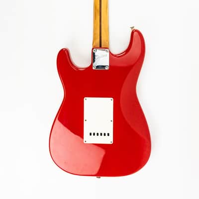 Squier Affinity Series Stratocaster – 22-Fret Rosewood Fretboard – 1997–2000 – Torino Red – Used; Good Condition image 22