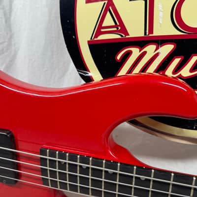 Gibson Bass IV 4-string Bass with Case 1987 - Red image 3