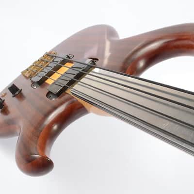 1984 ALEMBIC Spoiler Electric Bass w/ 4 Novatone Magnet Fretboards & Case #26856 image 5