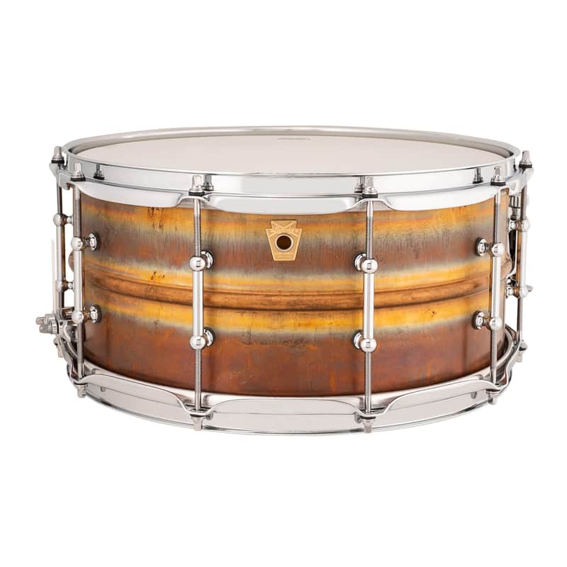 Ludwig LB552RT Raw Bronze 6.5x14" 10-Lug Snare Drum with Tube Lugs image 1