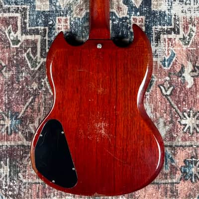 1966 Gibson SG Special Vintage Cherry Made In Kalamazoo Small Guard Electric Guitar! image 8