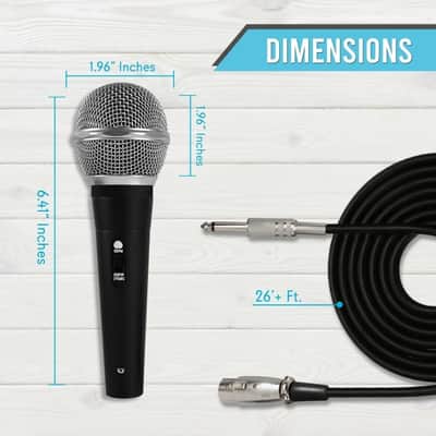 Dynamic Microphone Kit 3 Professional Handheld Mics Wired image 2