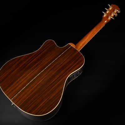 2017 Gibson Songwriter Deluxe Studio EC Rosewood - Antique Natural | USA All Solid Dreadnought Acoustic Guitar Pickup Cutaway | CoA OHSC image 12