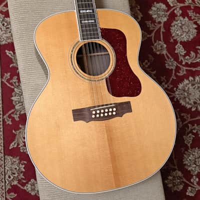 Guild USA F-512 Rosewood Jumbo 12-String Acoustic-Electric Natural 2010 w/ OHSC image 1