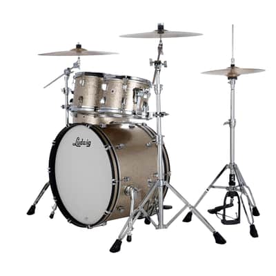 Ludwig NeuSonic Titanium Super Sparkle Pro Beat Drums 14x24_16x16_9x13 3pc Shell Pack | NEW | Authorized Dealer image 2