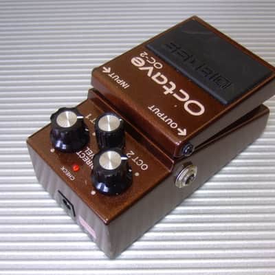 Boss OC-2 Octave (Silver Label) 1997 - 2005 - Brown image 2