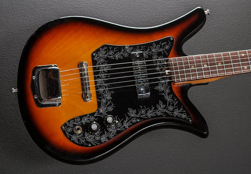 Teisco Del Rey ET-100 Tulip Late 1960's Sunburst image 1