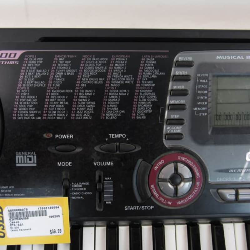 Casio CTK-631 Keyboard 61-Key | Reverb