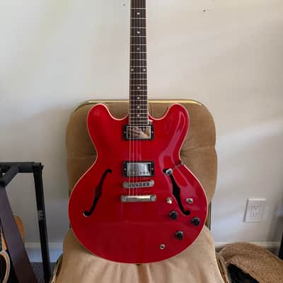 2013 Gibson Memphis ES-335 Dot - Cherry Red w/ OHSC - Pro Headstock Repair, Fresh Setup & Fret Crown image 3