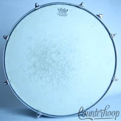 Slingerland 14x5.5"Snare Drum Blue Duco Student Model Chicago 50s COB Brass 8Lug image 7