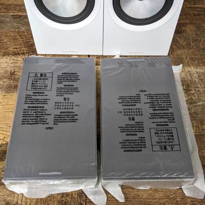 B&W Bowers And Wilkins 606 S2 Anniversary Ed. Speakers - White - Open Box image 12