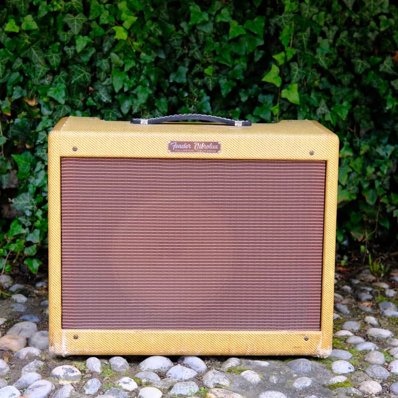 1960 Fender Vibrolux 5Y3GT Tweed tube-amp  image 1