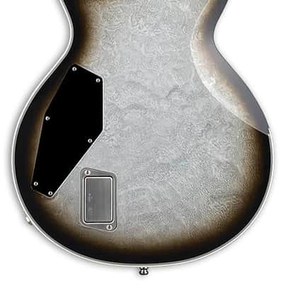 ESP ECLIPSE CUSTOM Silver Liquid Metal Burst w/Case image 2