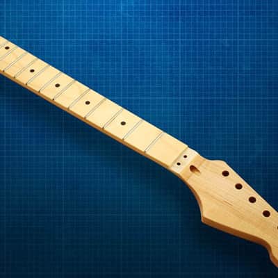 USA Made Premium Locking Nut Routed 22 fret Maple Strat Neck image 1