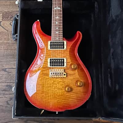 2001 PRS Custom 24 10 Top (Birds & Gold Hardware)- Cherry Sunburst w/ OHSC image 24