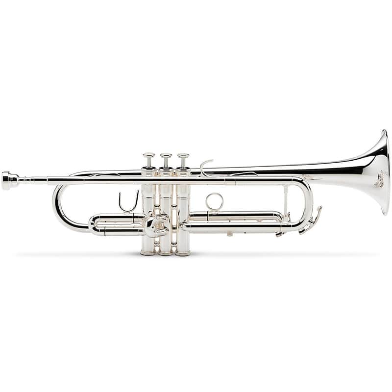 Jupiter JTR1100S Performance Series Bb Trumpet with Reverse Leadpipe Regular Silver plated Yellow Brass Bell image 1