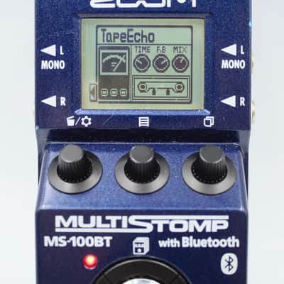 Zoom MS-100BT Multi Stomp Guitar Multi Effect Pedal 004492 image 3