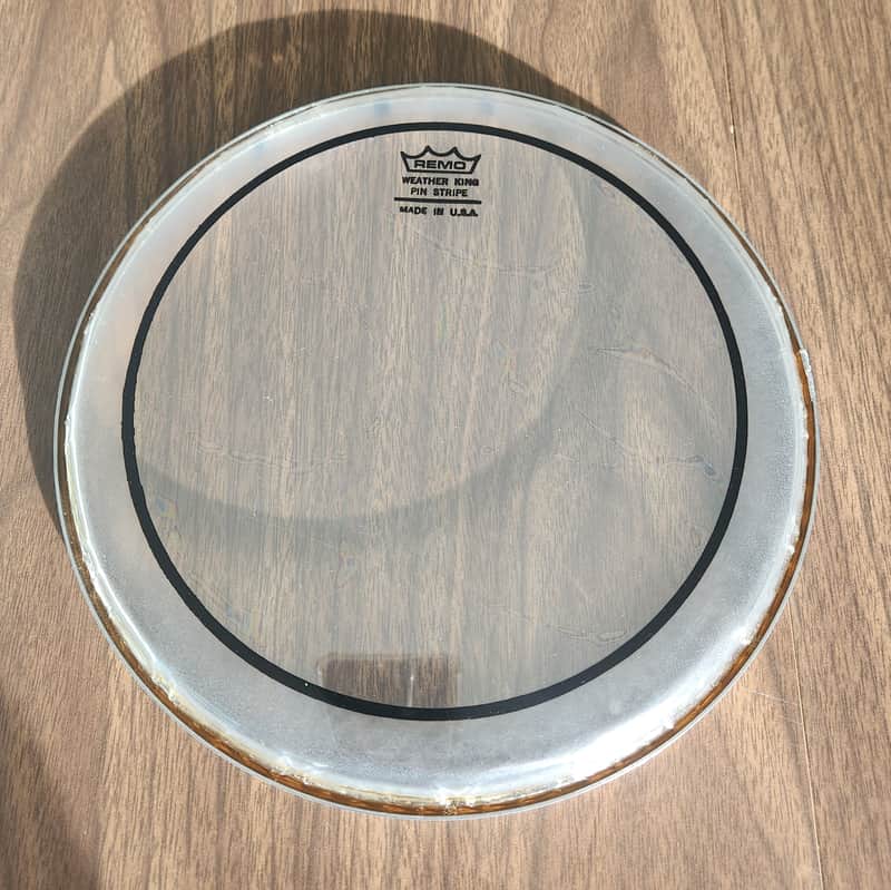 NOS Remo Weather King Pinstripe Made In USA 8" 1980s image 1