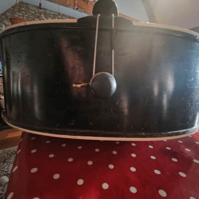 Double Bass Max Hoyer 1940s - Black/wooden image 11