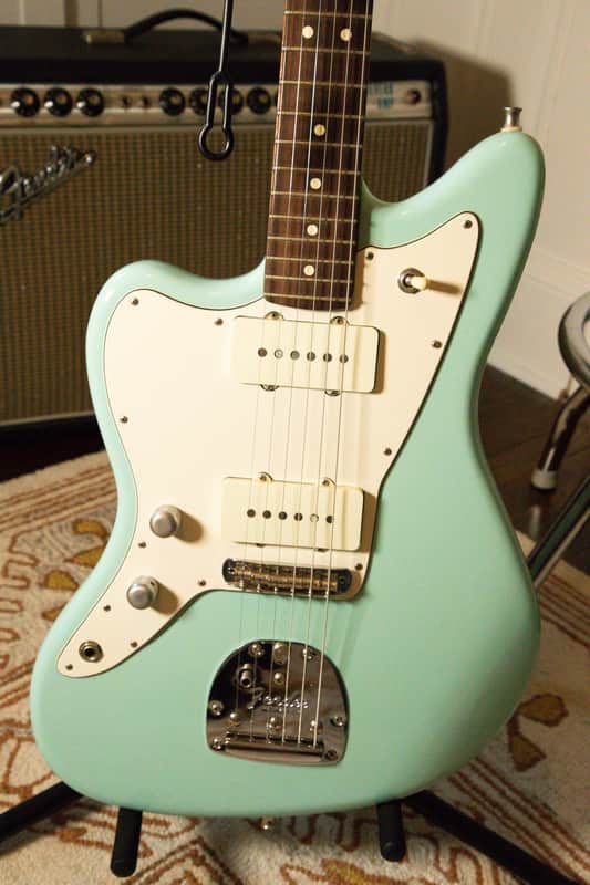 Lefty Fender Jazzmaster 2018 Mod Shop Daphne Blue image 1
