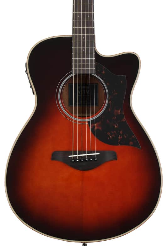 Yamaha AC1M Concert Cutaway Acoustic-electric Guitar - Tobacco Brown Sunburst image 1