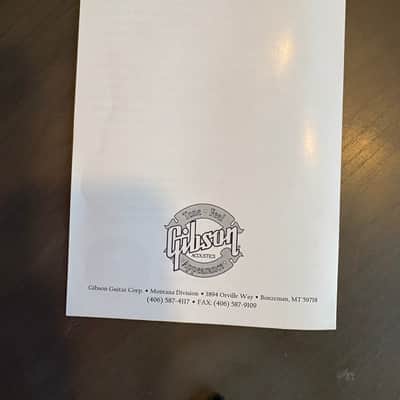 Gibson Acoustic guitar case candy checklist warranty, manual humidifier instructions image 4