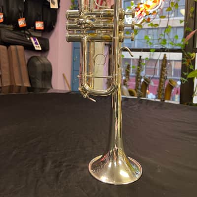 Silver Plated Vincent Bach 229 Large Bore ‘C’ Trumpet 25H Lead Pipe image 2