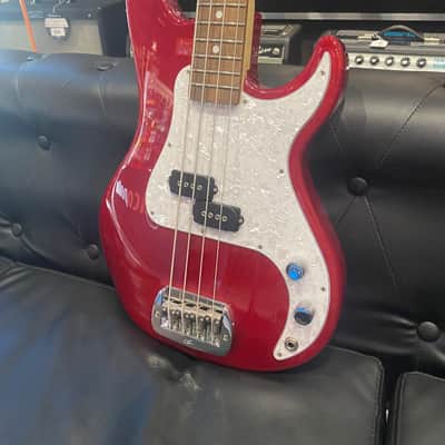 G&L Fullerton SB1 40 Aniversario Bajo Eléctrico Crimson Red image 3