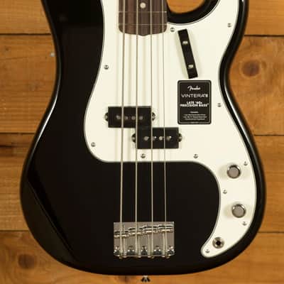Fender Vintera III Late '60s Precision Bass - Rosewood - Black image 1